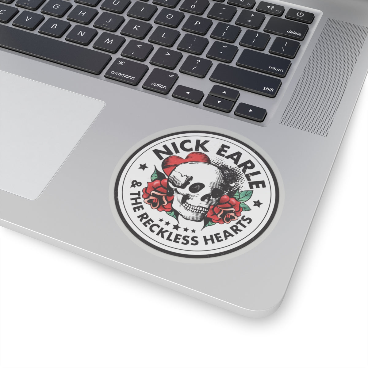 Nick Earle Skull & Roses Kiss-Cut Stickers