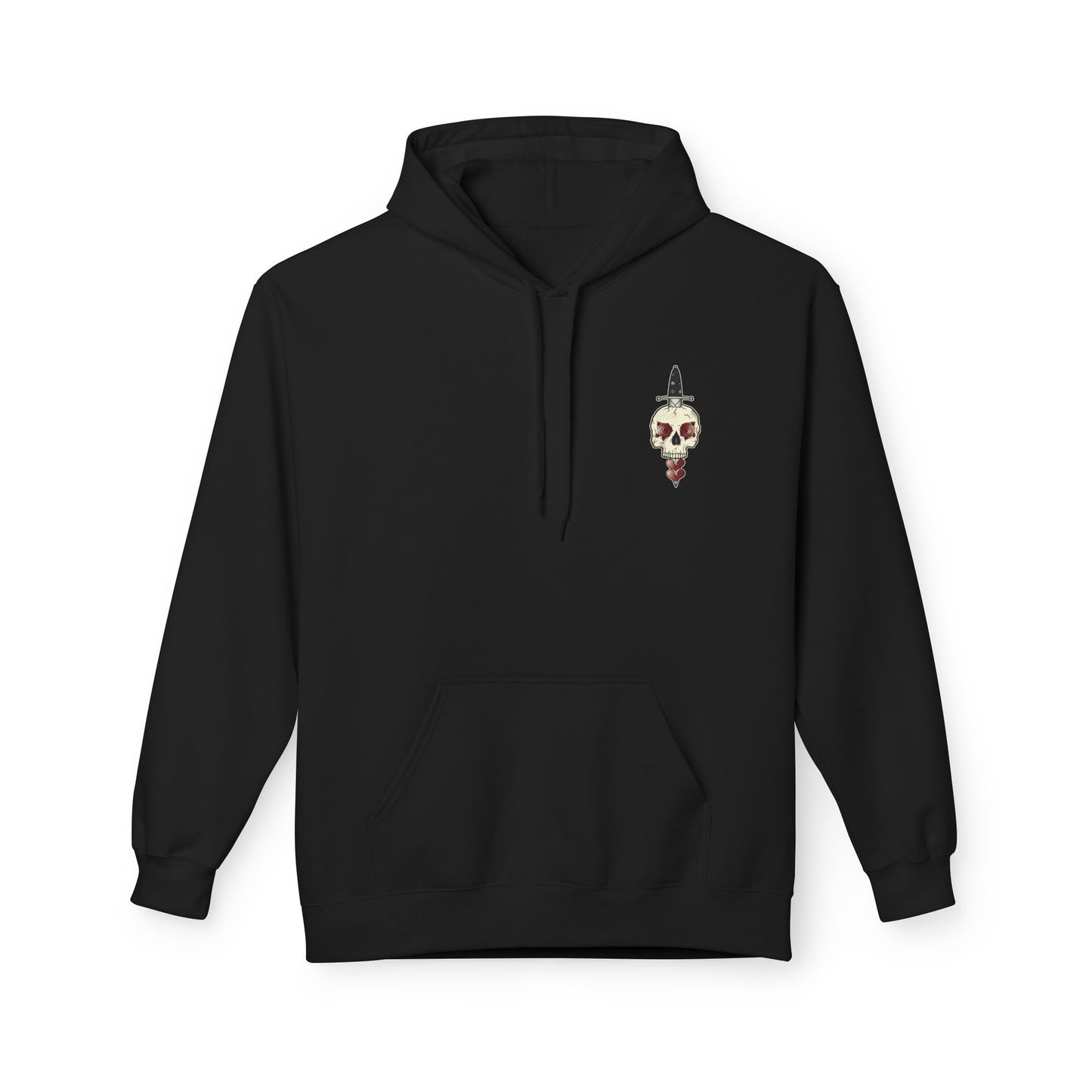 Reckless Hearts Under the Influence Hoodie — Rock & Roll Fleece Hoodie